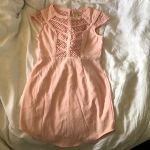 Morning mist pink dress